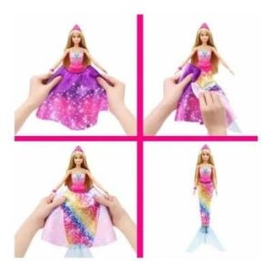 Barbie Dreamtopia Princesa 2 en 1 1